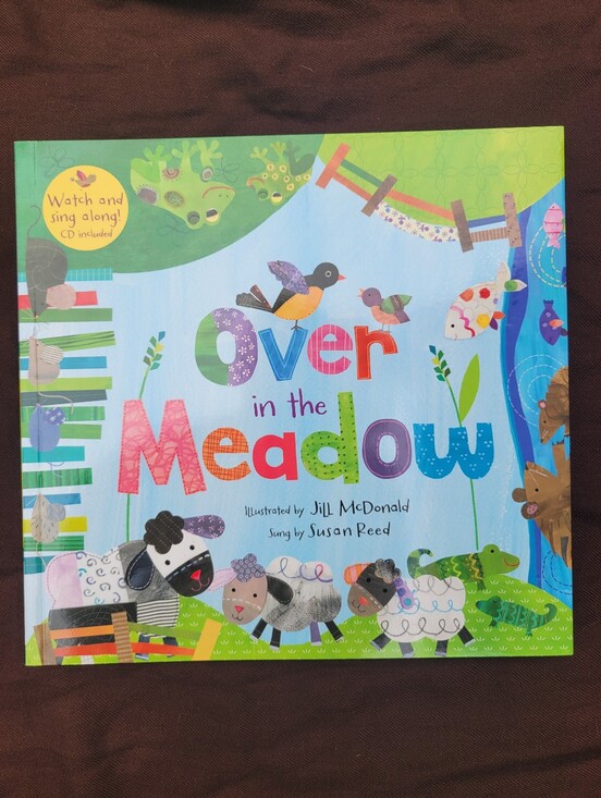 Barefoot Books Other - Over in the Meadow Children’s Picture Book - Colorful Blue & Green Cover